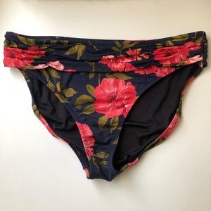 Garnet Hill Ruched Bikini Bottom 8